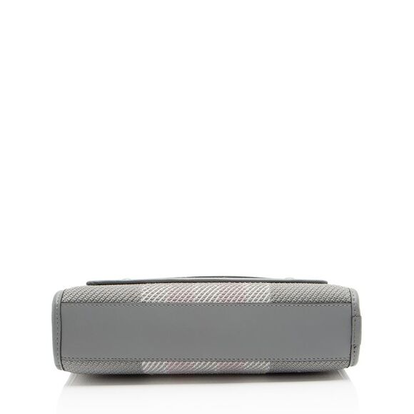 Burberry Calfskin Check Mini Pocket Tote - Picture 4 of 11